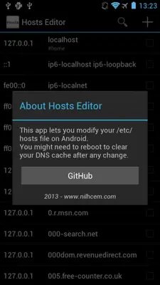 Hosts Editor android App screenshot 0